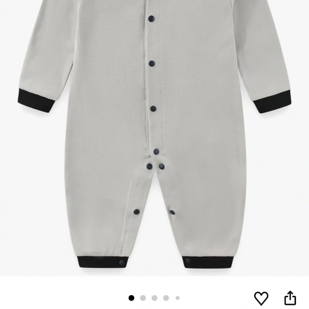 sdej Newborn Baby Boys Bowtie Collar , Suit Rompers Long Sleeves
